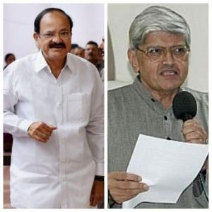 Naidu or Gandhi? India to know its new vice president on Saturday