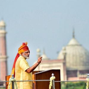 In I-Day speech, PM Modi says bullets or abuses won't help resolve Kashmir