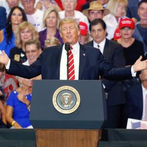 Trump defends Charlottesville response, targets 'dishonest' media