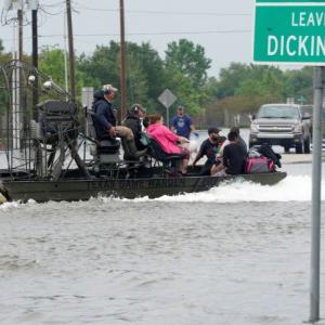 PHOTOS: Texas gets its boats out as streets turn into raging rivers