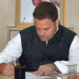 Rahul files nomination, one step closer to becoming Congress president
