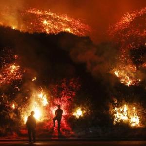 'It burns and it keeps burning': Wildfires blaze across California