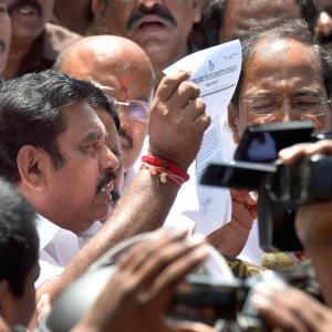 Palaniswami sworn in as TN CM; faces trust vote on Feb 18