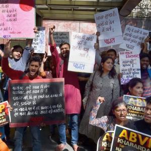 2 ABVP activists arrested for assault on JNU students
