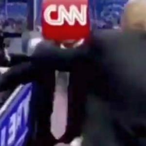 Trump 'punches' CNN in a 'juvenile' tweet