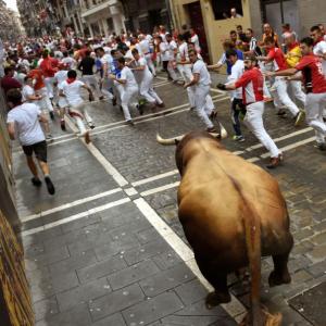 PHOTOS: Run, the bulls are coming!