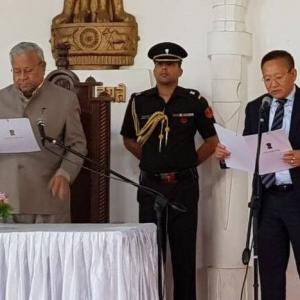 Zeliang sworn-in as Naga CM but expelled from party