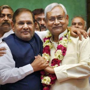 Unease in JD-U over ties with BJP, Sharad 