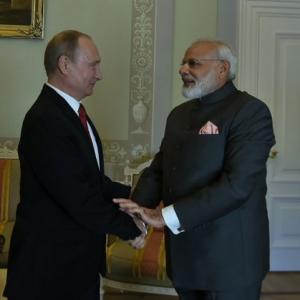 Putin gets emotional as Modi strikes a personal chord