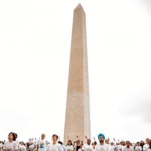 PHOTOS: Hundreds gather in US to mark International Yoga Day
