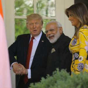 PHOTOS: Trump, Melania welcome Modi at White House