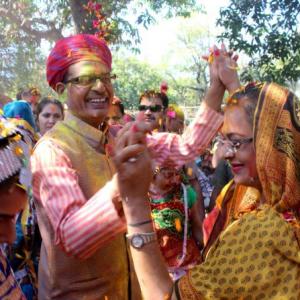 PHOTOS: How netas celebrated Holi