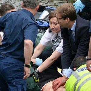 London attack: Hero MP battled to save life of stabbed police officer