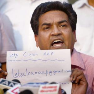 AAP suspends Kapil Mishra from party