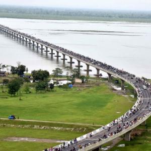 PHOTOS: India's longest bridge opened in Assam