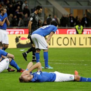 Heartbreak for Italy as they fail to qualify for World Cup