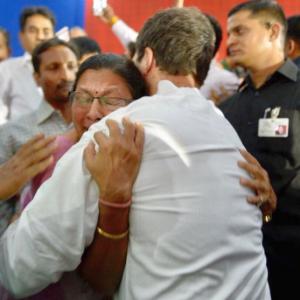 Why Rahul Gandhi hugged this lecturer in Gujarat