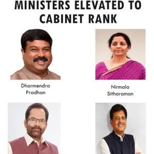 Team Modi reshuffle: 4 ministers promoted to Cabinet rank