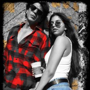 #InstaStories:Cute! Cute! SRK and Suhana