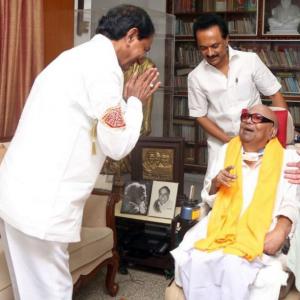 'Not a 3rd front, but alignment of people of India': KCR after meeting DMK top brass