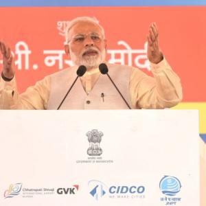 Govt transforming aviation sector: PM at foundation stone event for Navi Mumbai airport
