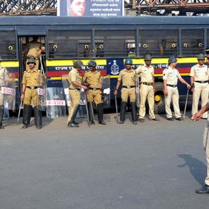 PHOTOS: Trains stopped, buses stoned during Maharashtra bandh