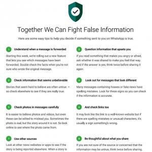 WhatsApp's 10 easy tips to spot fake news, hoax