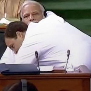 CAPTION THIS: When Rahul hugged PM Modi