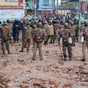 Shillong clashes: Army holds flag march, curfew on