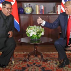 Smiles, thumbs-up, stroll in the garden: Inside the Trump-Kim meet