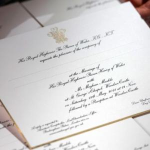 'You are cordially invited to the wedding of Prince Harry and Meghan Markle'