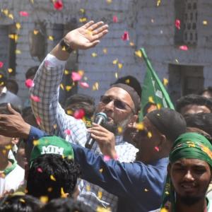 A padyatra with Owaisi