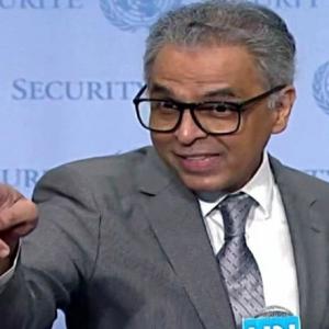 WATCH: India's UN envoy's 'hand of friendship' to Pak