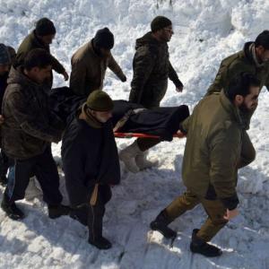 PHOTOS: 7 cops dead in Kulgam avalanche, 2 rescued