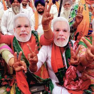 Exit polls: BJP says vote for PM, Oppn calls it gossip