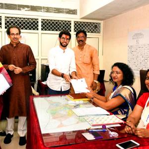 Aaditya Thackeray files nomination from Worli