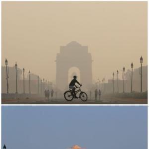 India's COVID-19 lockdown brings clean air, blue skies