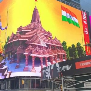 SEE: Digital display of Lord Ram at Times Square