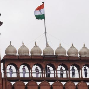 Socially distanced I-Day celebrations during COVID-19