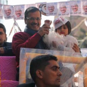 'Lage Raho Kejriwal' rings out in northwest Delhi