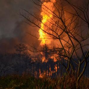 SEE: Massive fire rages at Assam oil well