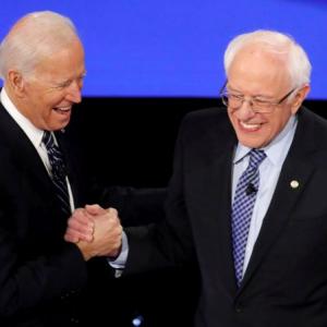 Democratic presidential race is now Biden vs Sanders
