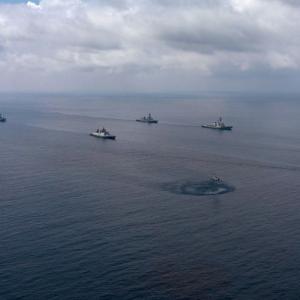 PHOTOS: 1st phase of Malabar exercise in Bay of Bengal