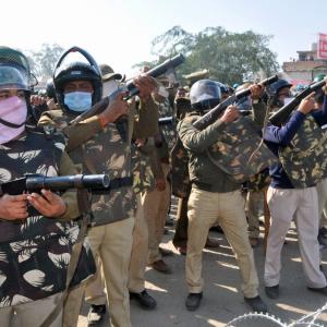 Govt treating protesting farmers like terrorists: Raut