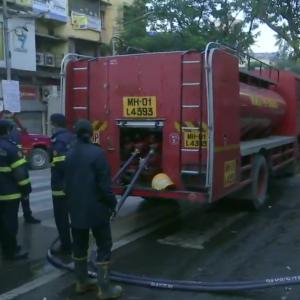 Mumbai: Shops gutted in fire at Chembur market