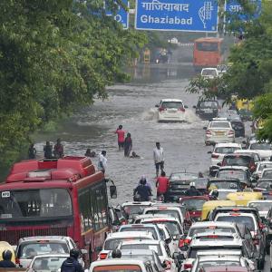 Record rains lash Delhi; several areas waterlogged