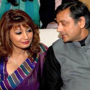 Wife's family rules out Sunanda suicide: Tharoor