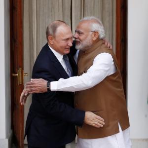 Putin lauds 'big friend' Modi's 'impressive' project