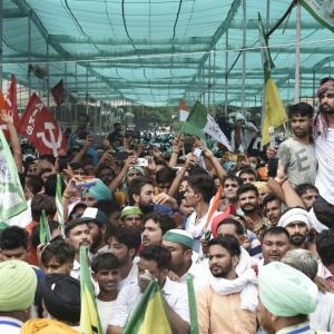 'Defeat BJP' call raised at mega farmer event in UP