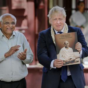 Sabarmati ashram gifts BoJo Gandhi's unpublished work